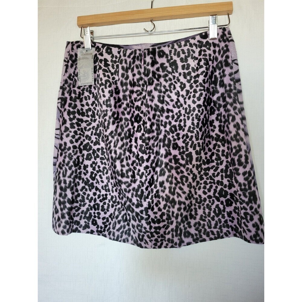 Alberto Makali Women's Mini Skirt Leopard & Zebra Print Size12 - Picture 3 of 14
